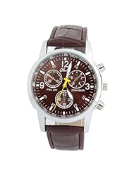 Yesurprise Uhr PU Herren Unisex Quarzuhr Damen Uhr Armbanduhr Uhr Watch Geschenk Gift reloj de pulsera montre de PRC200-2