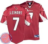 Mens Matt Leinart #7 Arizona Cardinals Stitched EQT Premier Replithentic NFL Jersey by Reebok (CAR(Size=XX-LARGE)
