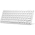 Anker Ultra Compact Slim Profile Wireless Bluetooth Keyboard for iOS, Android, Windows and Mac with Rechargeable 6-Month Battery (White)
