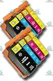 8 Lexmark L-100/L-108 XL (also fits L105/LM105) Compatible Ink Cartridges for the Lexmark Pinnacle PRO 901 Printer from 'The Ink Squid' - 2 x Black XL (19ml); 2 x Cyan/Blue XL (12.5ml); 2 x Magenta/Red XL (12.5ml); 2 x Yellow XL (12.5ml). Fully Compatible, the Latest Chips and the Maximum ML Capacity of any Compatible Ink Cartridge. 2 Year Guarantee on all Cartridges.
