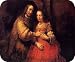 Artist Rembrandt van Rijn Fine Art MOUSE PAD The Jewish Bride