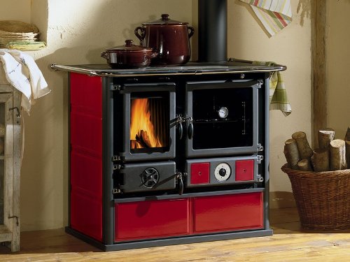 La nordica - Termorosa dsa - thermo cuisiniere a bois - couleur : bordeaux