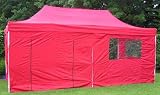 3x6 Ez Pop Up Instant Marque Tent Gazebo with 6 walls