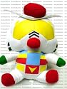 Gundam 0079 13" Cute SD Gundam Plush + Pin