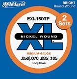 51pCaMwOTKL. SL160  DAddario EXL160TP XL Nickel Long Scale Bass Guitar Strings Twin Pack