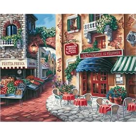 Click here to buy Paint by Number Kit - Taste of Italy (20x16") by Unknown.