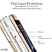 Galaxy S7 Case, Scottii [Luxurii Clear] Case, Galaxy S7 [Scratch Resistant] (Crystal Clear/Champagne Gold)