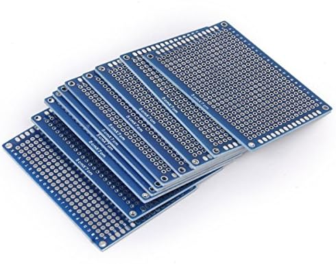 Mihappy 10pcs 5x7cm Double-side Prototype PCB Universal Printed Circuit Board