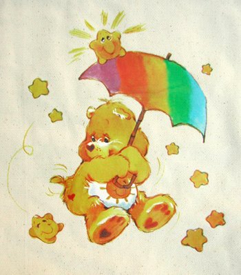 ケアベア　帆布トートバッグ　ファンシャイン