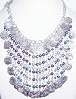 Egyptian Necklace with Coins and "Jeweled" Beads