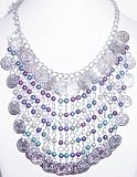 Egyptian Necklace with Coins and 