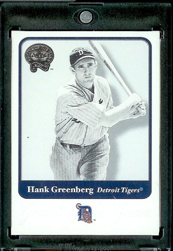 2001 Fleer Greats Of The Game Baseball Card # 23 Hank Greenberg Detroit Tigers