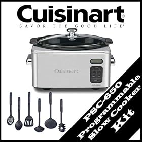 Cuisinart PSC-650 Programmable Slow Cooker With Heat Resistant Non-Stick 6-piece Kitchen... by Cuisinart