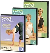 Yoga Journal's: Beginning Yoga Step by Step Session 1-3 (For Beginners, 3 DVD Set)