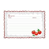 By Meadowsweet Kitchens 20 Recipe Cards - Beaded Apple