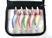 Kamikaze - 5 x CLOTH SQUID JIGS Size 3.5# with Bag