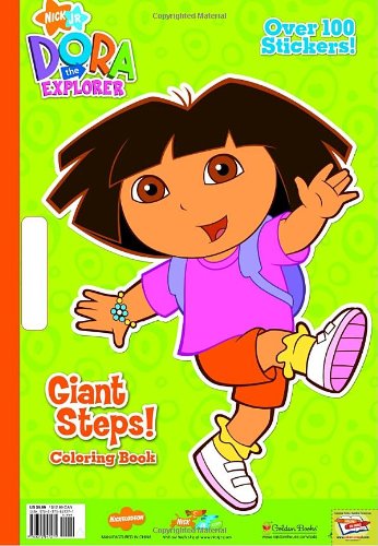 Giant Steps! (Dora the Explorer) [With Over 100 Stickers] (Dora the Explorer (Golden))