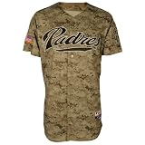 MLB Men's San Diego Padres Six Button Cool Base Authentic Alternate Jersey (Digital Camo, 48/X-Large)