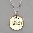 DISNEY Nice Necklace Beautifully Designed in 14K/925 Gold plated Silver Length 18in