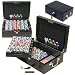 Sporting Goods : 500 pc LUCKY CROWN 11.5g Poker Chip Set w/Mahogany Case