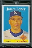 2007 Topps Heritage Baseball Card # 441 James Loney Los Angeles Dodgers - Mint Condition - In Protective Display Case
