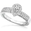 1/2ct TW Pear-Shaped Diamond Engagement Ring in 14k Gold