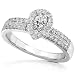 1/2ct TW Pear-Shaped Diamond Engagement Ring in 14k Gold
