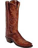 Lucchese Women's Handcrafted 1883 Cognac Arizona Calf Cowgirl Boot Snip Toe Cognac US