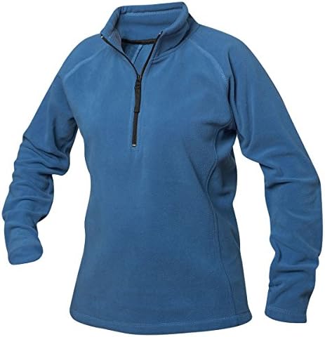 Clique Ladies Half Zipper Microfleece Jacket, Sea Blue, XX-Large