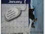 Extreme Sports 2010 14 Month Mousepad Calendar