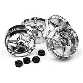 Radio Remote Controlled Aluminium Wheel Upgrade (1:28 scale by Xmods)