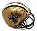 Autographed Tom Dempsey New Orleans Saints Mini Helmet Inscribed 63 YD FG 11/8/70