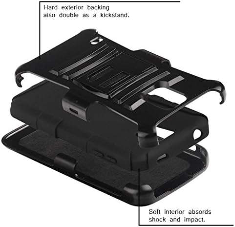 FXclusive® For Nokia Lumia 830 Image Art Design Graphic Hybrid Heavy Duty Cover Protector Case with Belt Clip Holster Kickstand - Green Cute Skull Design