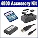 Nikon Coolpix 4800 Digital Camera Accessory Kit includes: USB8PIN USB Cable, SDM-133 Charger, SDENEL1 Battery, KSD2GB Memory Card