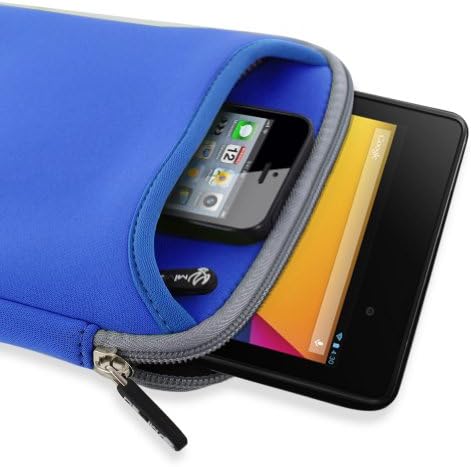 Mivizu Neoprene 7" Sleeve Zip for iPad Mini, Nexus 7 FHD, Galaxy Tab 7"