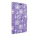 Samsung Galaxy Note 4 Case-Cellularvilla Pu Leather Wallet Card Flip Open Pocket Case Cover Pouch For Samsung Galaxy Note 4 SM-N910S / Note 4 SM-N910C (Purple Glitter)