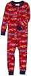 Gerber Race Car Cotton PJs Unionsuit, Red, 24 Months
