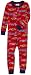 Gerber Race Car Cotton PJs Unionsuit, Red, 24 Months image 1
