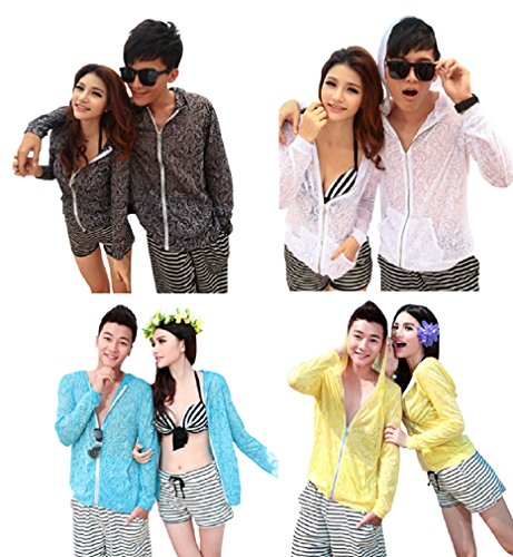 【ARINCO】 デザイン 薄手 パーカー メンズ レディース ユニセックス ペアルック 春 夏 海 4色 サイズ S M L