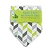 Cute Baby Bandana Bibs, Unisex 4 Pack Bib with Snaps - Best for Babies Drooling, Teething and Feeding - 100% Soft Cotton & Waterproof Fleece Backing. Perfect Baby Shower Gift Set for Boys & Girls