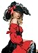 Pirate Costume Hat Lace Trim Satin Bows Ostrich Feather