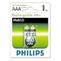Philips Multi Life NiMH Akku AAA Micro 800 mAh 2er Pack