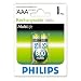 Philips Multi Life NiMH Akku AAA Micro 800 mAh 2er Pack