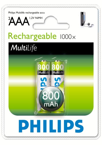Philips Multi Life NiMH Akku AAA Micro 800 mAh 2er Pack Preisvergleich