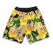 Dogwood - Boys Bathing Suit, Olive, Orange, Brown