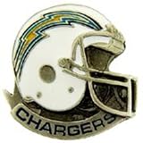 NFL San Diego Chargers Helmet Pin 1"