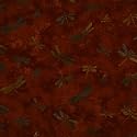 Batik Head Scarf - Dragonflies - 20" X 20"