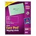Avery Shipping Labels for Laser Printers, Easy Peel, 2 x 4 Inches, Clear, Box of 500 (05663)