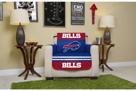 NFL Licensed Furniture Protector, Chair, Buffalo Bills | Even protects from pet hair and messes