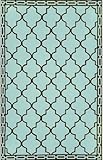 Trans Ocean RVL Ravella Tile Aqua Floor Area Rug
